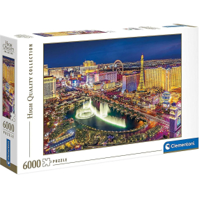 Clementoni 36528 - Puzzle 6000 – Las Vegas