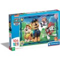 Clementoni - Puzzle 104 Tlapková Patrola