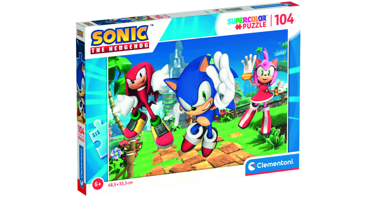 Sonic - puzzle 104 pieces, puzzle
