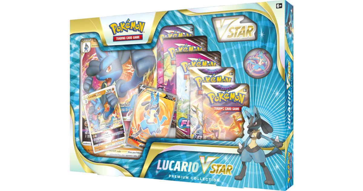 Pokémon TCG Lucario V Star Premium Collection Sparkys