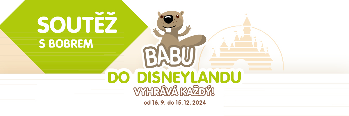 SOUTĚŽ S BOBREM BABU DO DISNEYLANDU