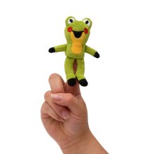                             Moravská Ústředna - Žabka 10 cm prstový maňuška (Krtek)                        