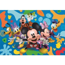                             Clementoni - Puzzle 104 Disney Mickey a priatelia                        