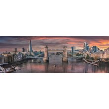                             Clementoni - Puzzle 1000 Panorama Cez rieku Temžu                        