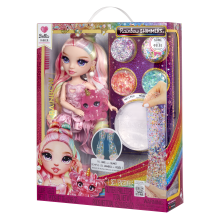                             Rainbow High Bábika so slizom a trblietkami - Bella (pink)                        