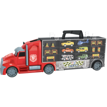                             CITY SERVICE CAR - 1:16 Tahač s auty a vrtulníkem 55 cm                        