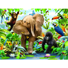                             PRIME 3D PUZZLE - Junior Jungle 100 ks                        