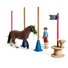                             Schleich 42482 Závod v agility pro poníky                        