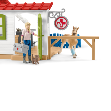                             Schleich 42502 Veterinární ordinace pro domácí zvířata                        