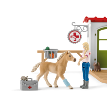                             Schleich 42502 Veterinární ordinace pro domácí zvířata                        