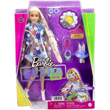                             Barbie Extra - Šaty plné květin                        