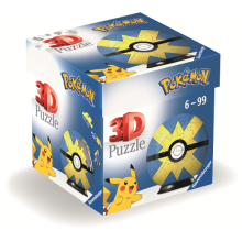                             Ravensburger Puzzle-Ball Pokémon: Quick Ball 54 dílků                        