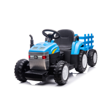                             Dětský elektrický traktor NEW HOLLAND s vlečkou                        