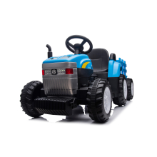                             Dětský elektrický traktor NEW HOLLAND s vlečkou                        