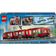                             LEGO® City 60423 Tramvaj a zastávka v centru města                        