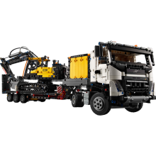                             LEGO® Technic 42175 Nákladní auto Volvo FMX a elektrický bagr Volvo EC230                        