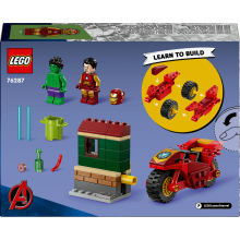                             LEGO® Marvel 76287 Iron Man s motorkou a Hulk                        