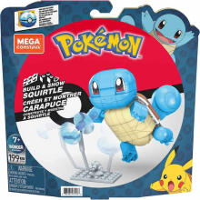                             Mega Construx postav a vystav si Pokémona - Squirtle                        