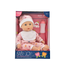                             Dolls World Miminko Baby Joy PINK - 38 cm                        