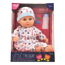                             Dolls World Miminko Little Treasure BLUE - 38 cm                        