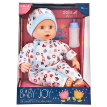                             Dolls World Miminko Baby Joy BLUE - 38 cm                        