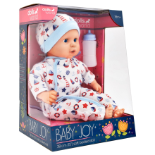                             Dolls World Miminko Baby Joy BLUE - 38 cm                        