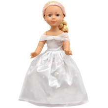                             Dolls World Módní panenka Lola WHITE - 36 cm                        