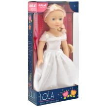                             Dolls World Módní panenka Lola WHITE - 36 cm                        