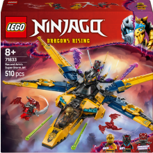                             LEGO® NINJAGO® 71833 Ras, Arin a superbouřkové letadlo                        