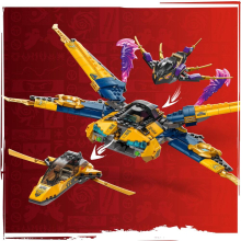                             LEGO® NINJAGO® 71833 Ras, Arin a superbouřkové letadlo                        