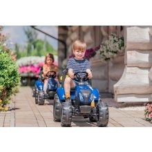                             FALK Šliapací traktor 3090B - New Holland T8 s prívesom                        