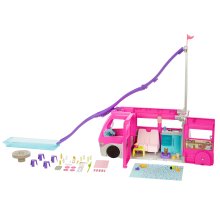                             Barbie karavan snov s obrovskou šmykľavkou                        