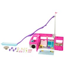                             Barbie karavan snov s obrovskou šmykľavkou                        