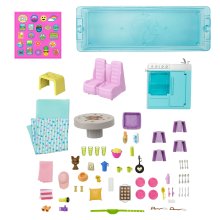                             Barbie karavan snov s obrovskou šmykľavkou                        