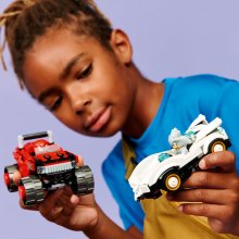                             LEGO® Sonic the Hedgehog™ 77118 Silver a jeho auto vs. Knuckles a jeho monster truck                        