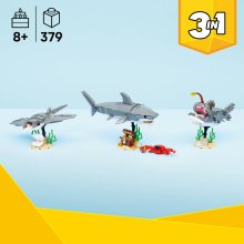                             LEGO® Creator 31381 Divoký žralok a truhlica s pokladom                        