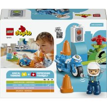                             LEGO® DUPLO® Mesto 10471 Modrá policajná motorka                        
