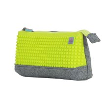                             PIXIE CREW veľké púzdro ŠEDÁ/NEON ŽLTÁ                        