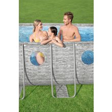                             BESTWAY 56716 - Bazén s konštrukciou Stone Swim Vista 549 x 274 x 122cm + kartušová filtrácia                        