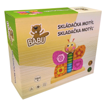                             BABU - Skladačka motýľ                        