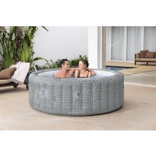                             BESTWAY 6001N - Vírivka Lay-Z-Spa® Bali Smart AirJet (sivý ratan)                        
