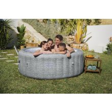                             BESTWAY 6001N - Vírivka Lay-Z-Spa® Bali Smart AirJet (sivý ratan)                        