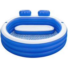                             BESTWAY 54422 - Luxusný rodinný nafukovací bazén s posedením 231 x 219 x 79 cm                        