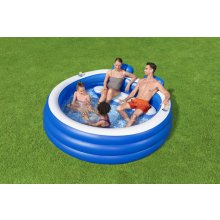                             BESTWAY 54422 - Luxusný rodinný nafukovací bazén s posedením 231 x 219 x 79 cm                        