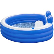                             BESTWAY 54422 - Luxusný rodinný nafukovací bazén s posedením 231 x 219 x 79 cm                        