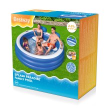                             BESTWAY 54422 - Luxusný rodinný nafukovací bazén s posedením 231 x 219 x 79 cm                        