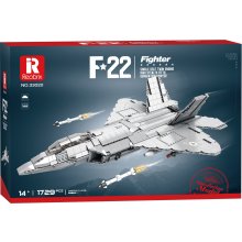                             Stavebnica stíhačky F-22 - 1729 Dielikov                        
