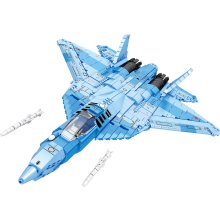                             Stavebnica Stíhačky Su-57 Modrá Kamufláž - 1456 Dielikov                        