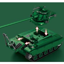                             Stavebnica Tanku AMX 13 75 (World of Tanks) - 1037 Dielikov                        