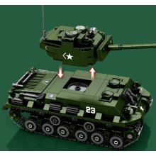                             Stavebnica Tanku M4A3E8 Sherman (World of Tanks) - 839 Dielikov                        